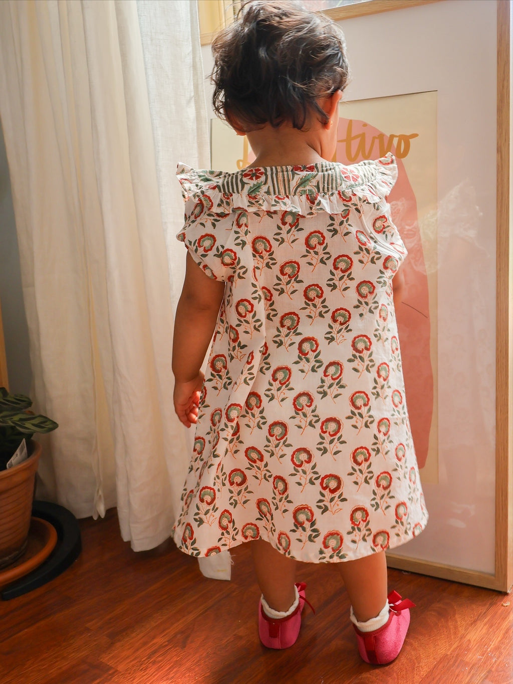 Kyra Dress - White Floral
