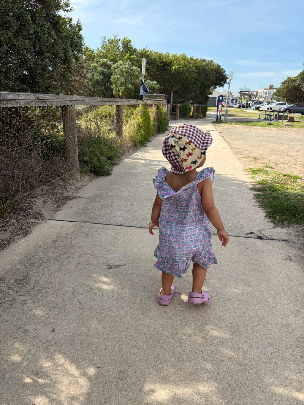 Isola Frill Dress - Lilac