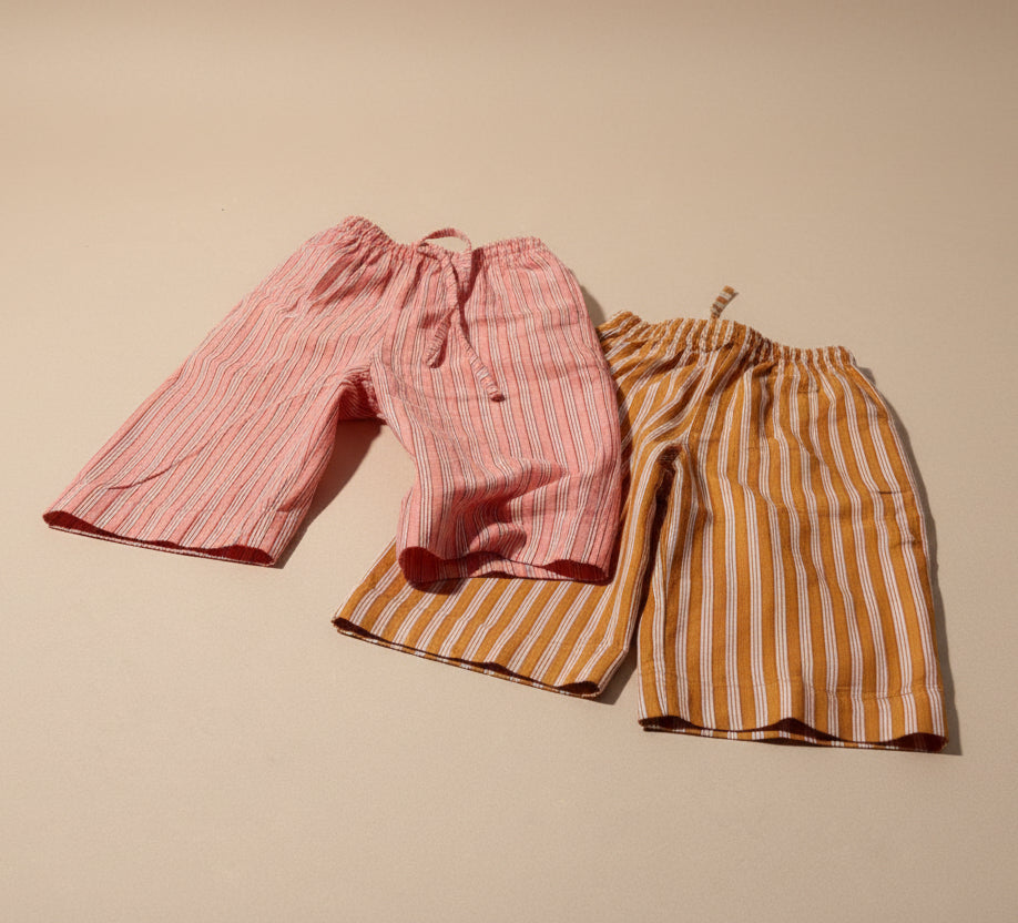 Lola wide leg pant - Pink stripe