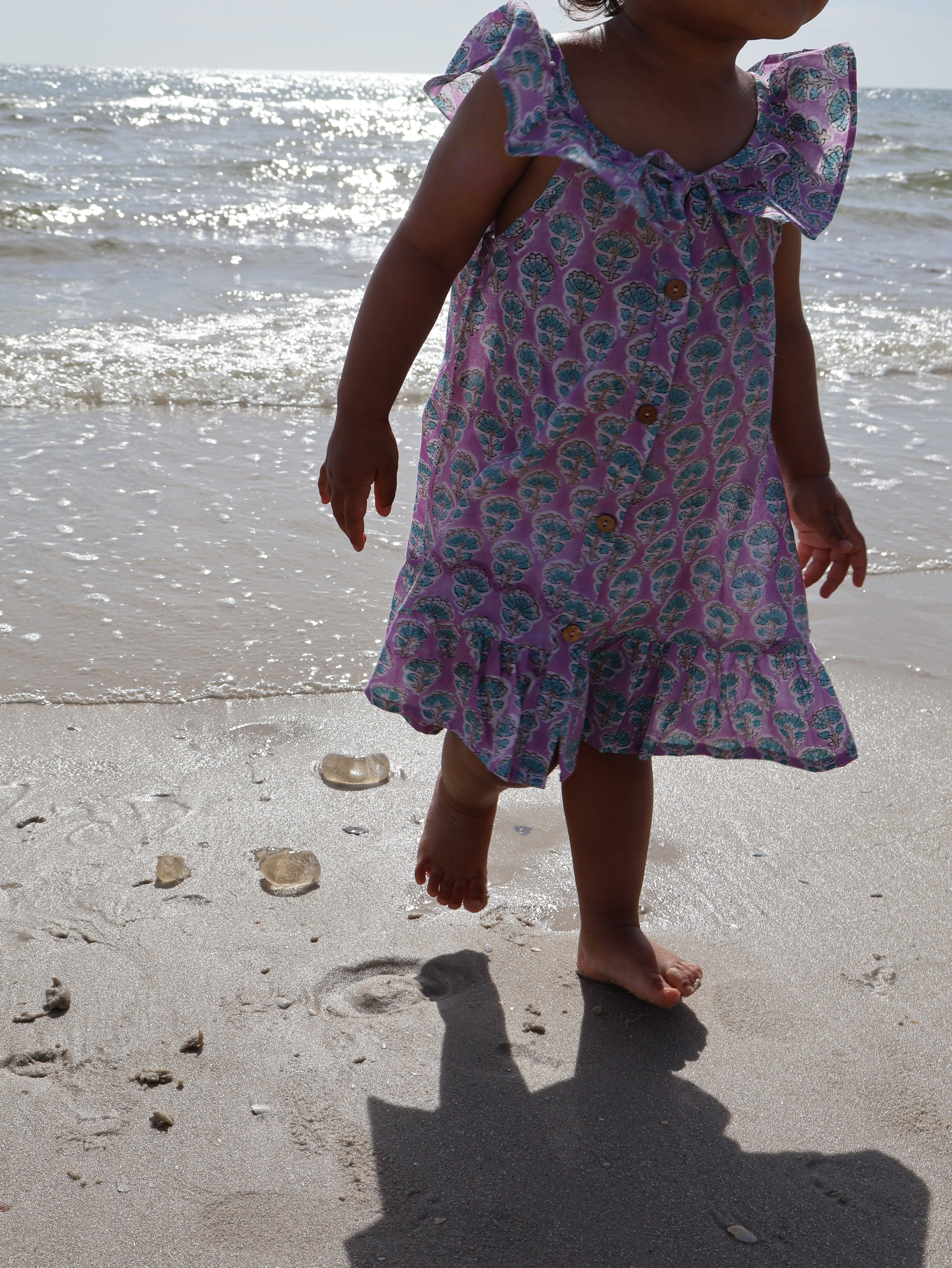 Isola Frill Dress - Lilac