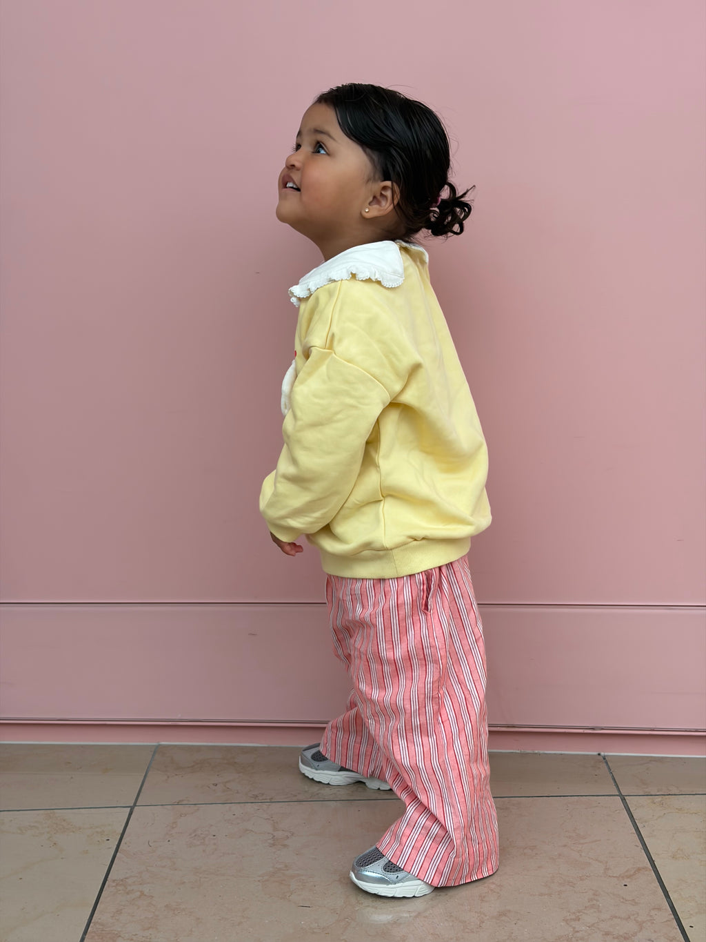 Weekend Pant - Pink stripe