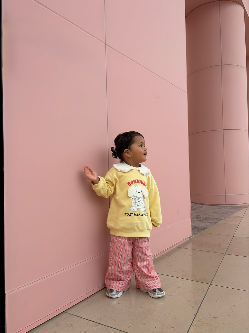 Weekend Pant - Pink stripe