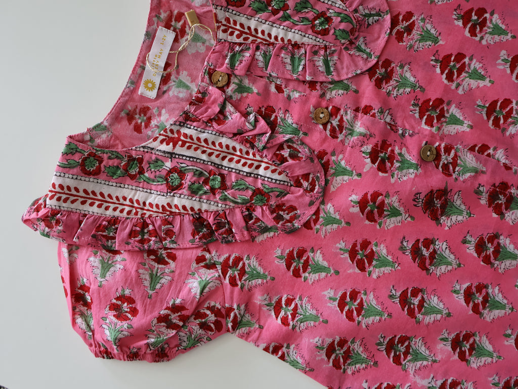 Kyra Dress - Pink Garden