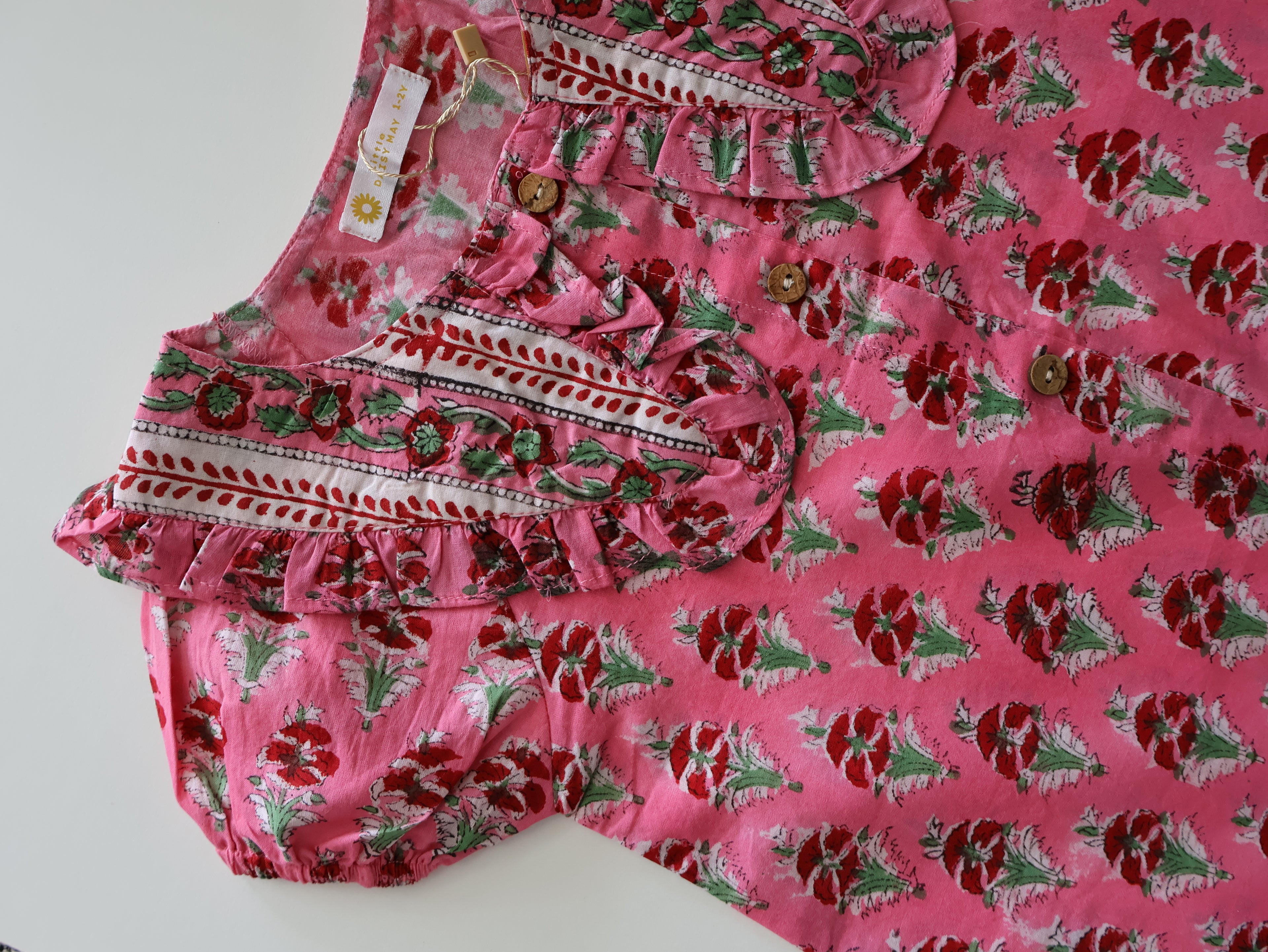 Kyra Dress - Pink Garden