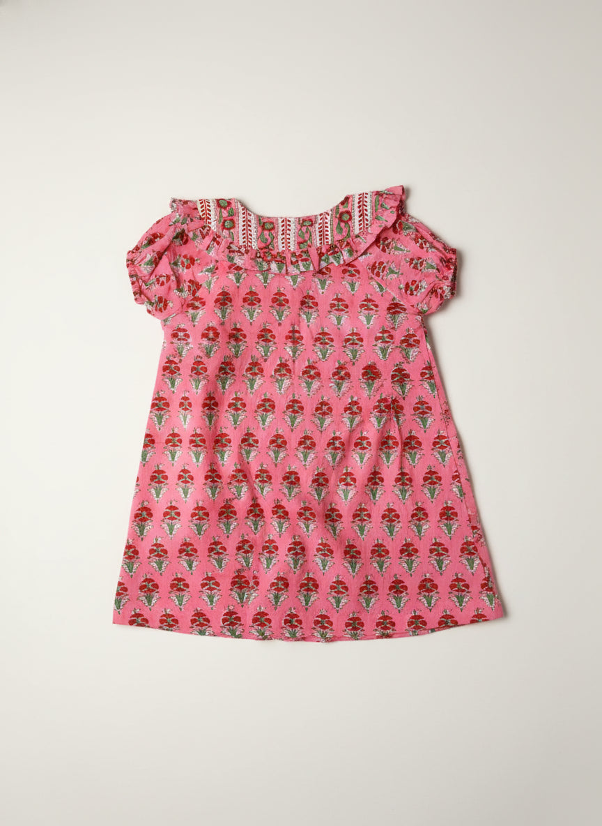 Kyra Dress - Pink Garden