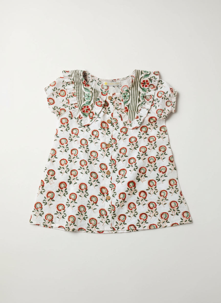 Kyra Dress - White Floral