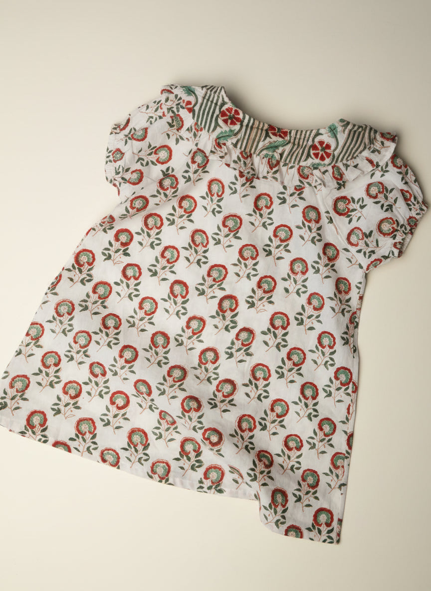 Kyra Dress - White Floral