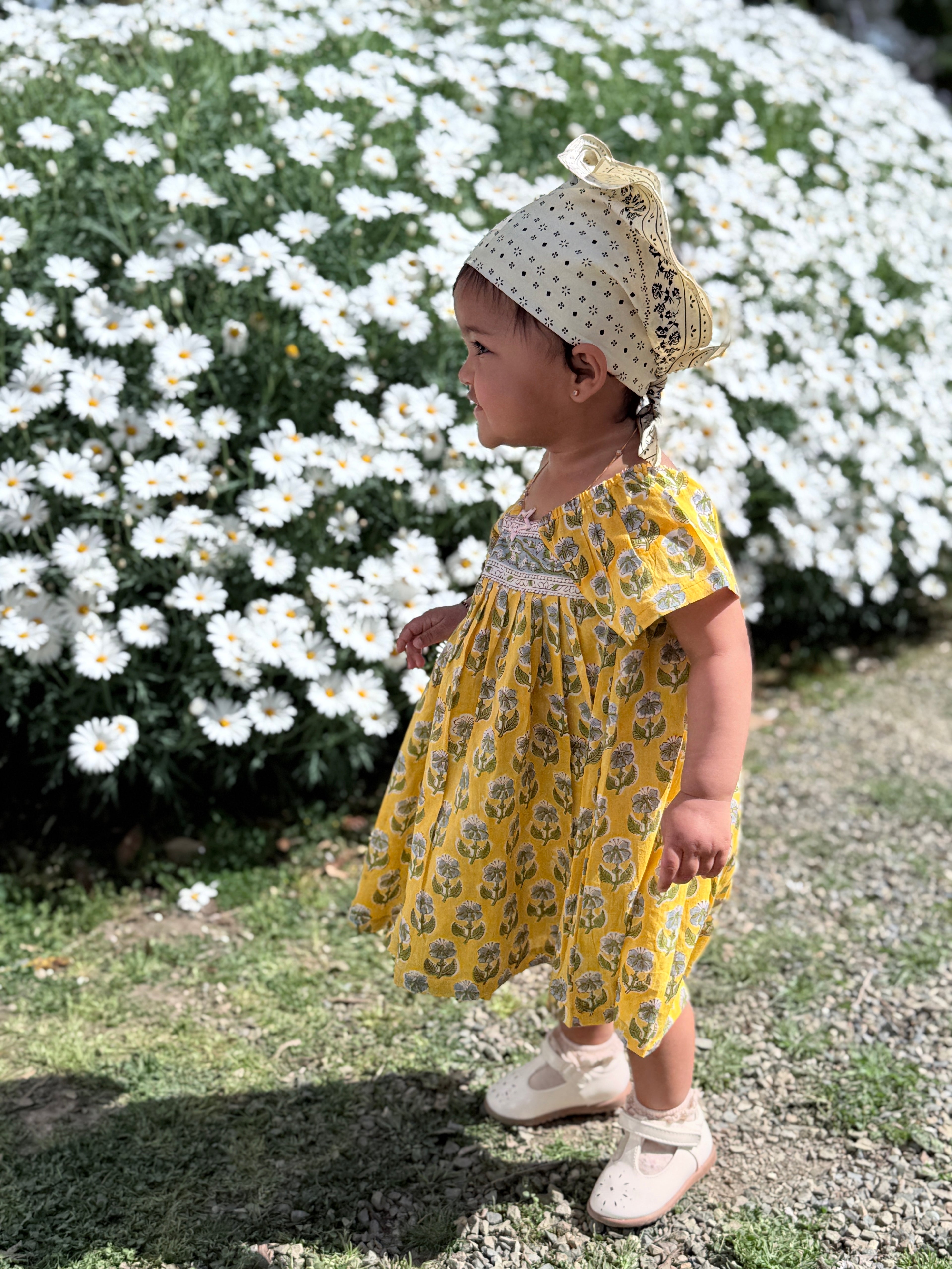 Willow Mini Dress - Daisy Yellow