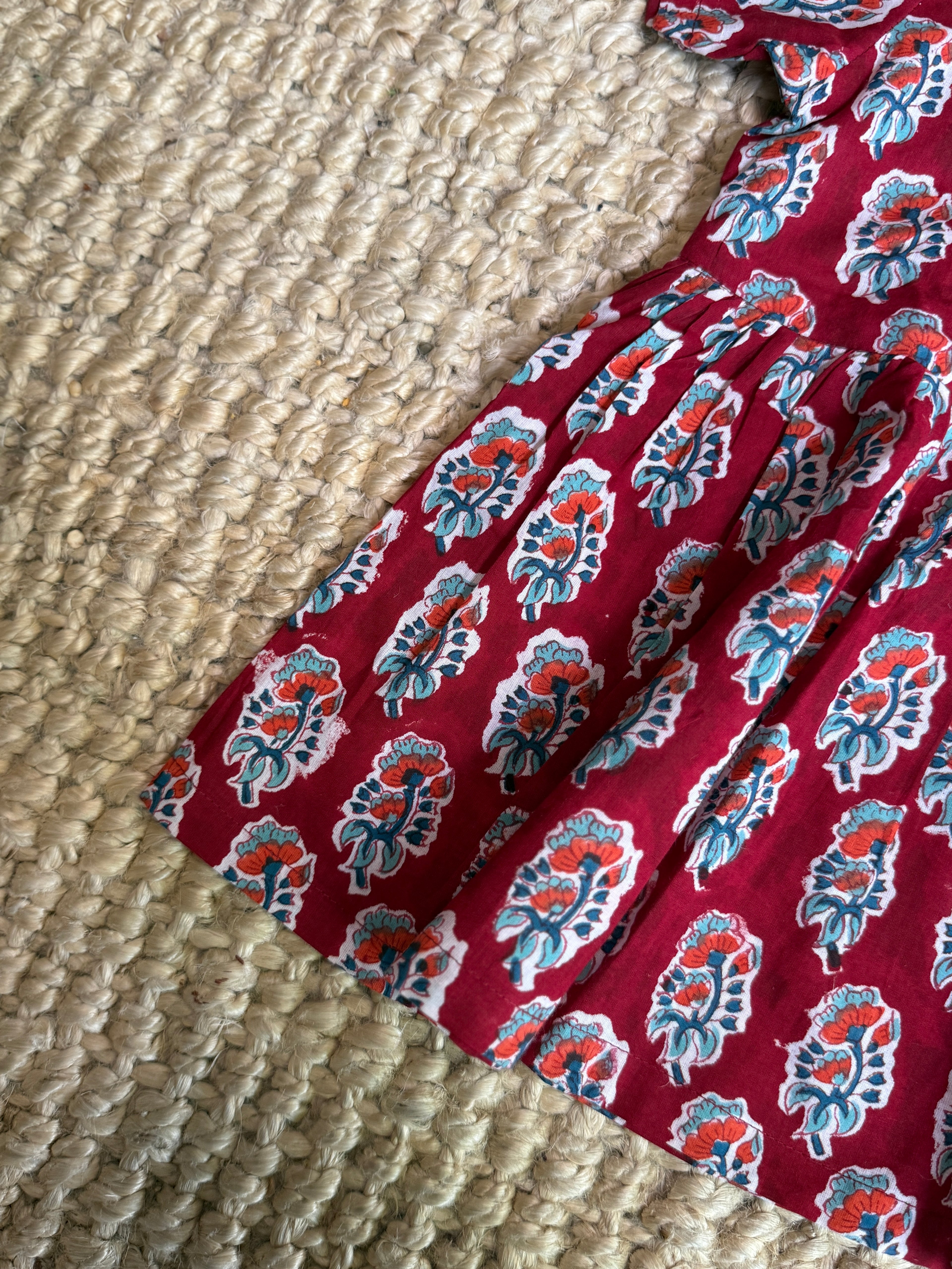 Aurora Mini Dress - Red Rose