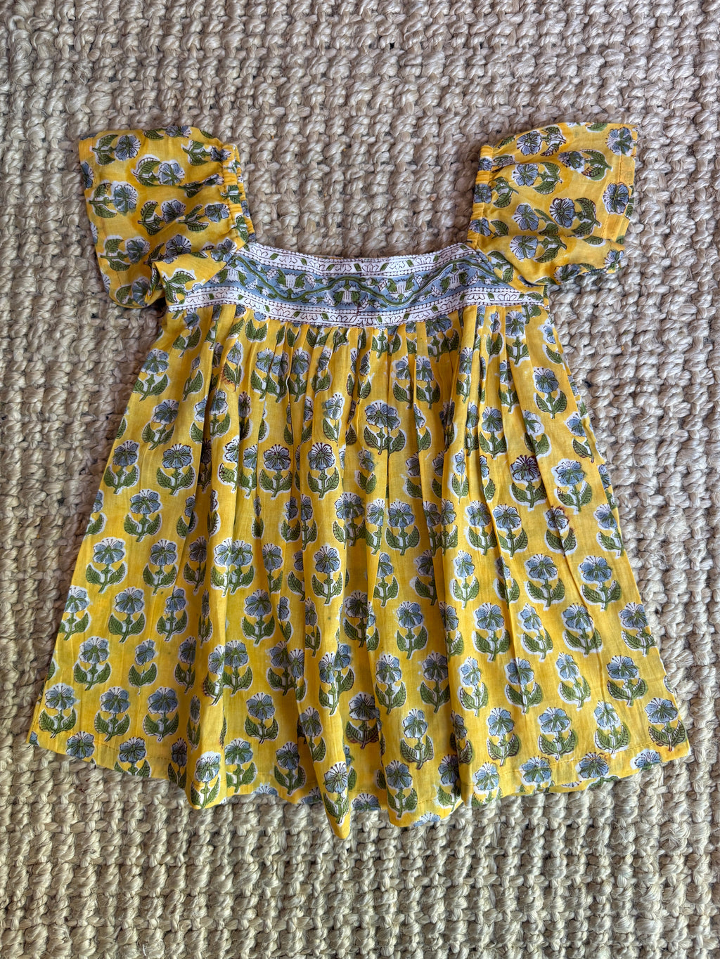 Willow Mini Dress - Daisy Yellow