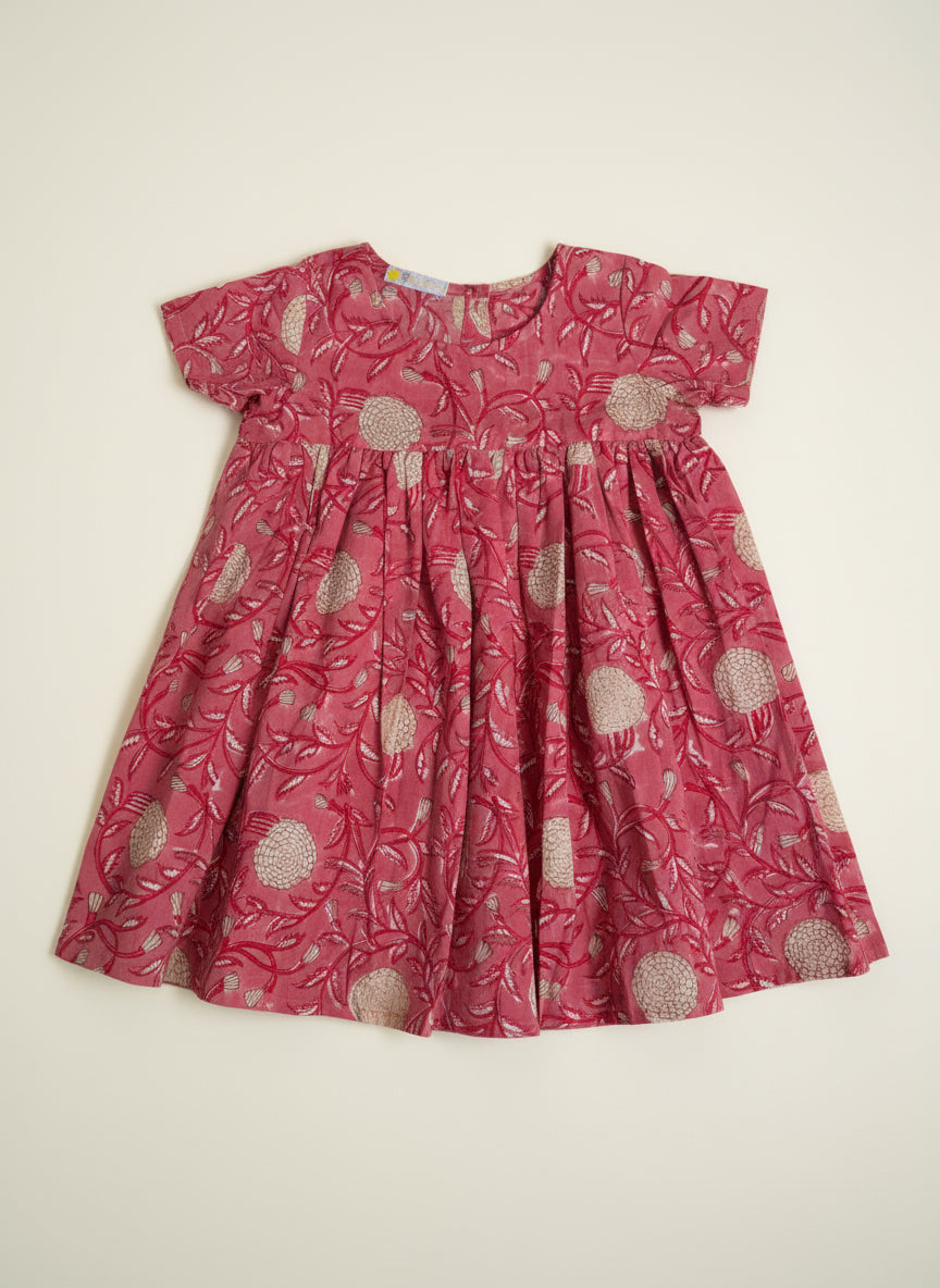 Juniper Midi Dress - Pink Daffodil