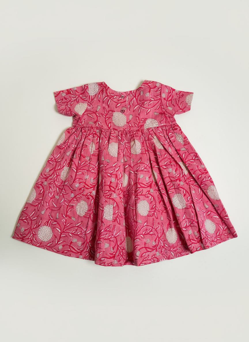 Juniper Midi Dress - Pink Daffodil