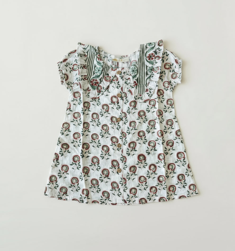 Kyra Dress - White Floral