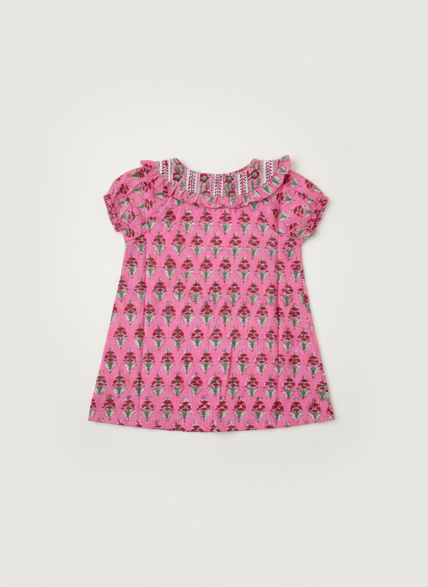 Kyra Dress - Pink Garden