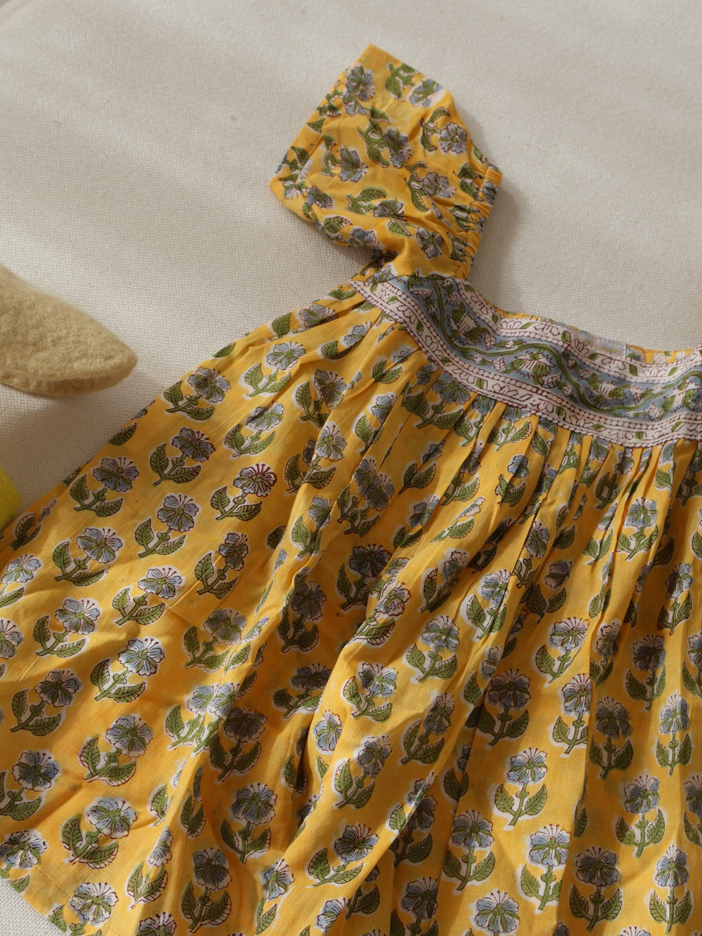 Willow Mini Dress - Daisy Yellow