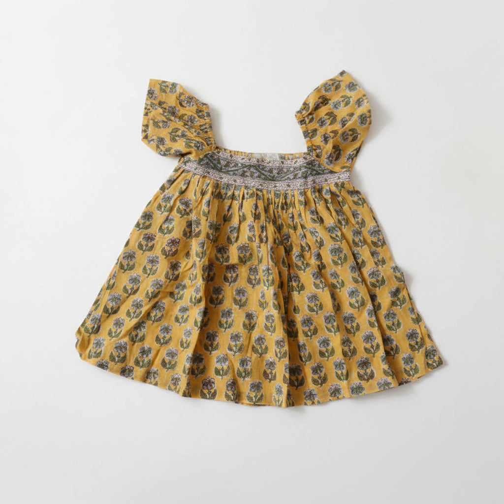 Willow Mini Dress - Daisy Yellow