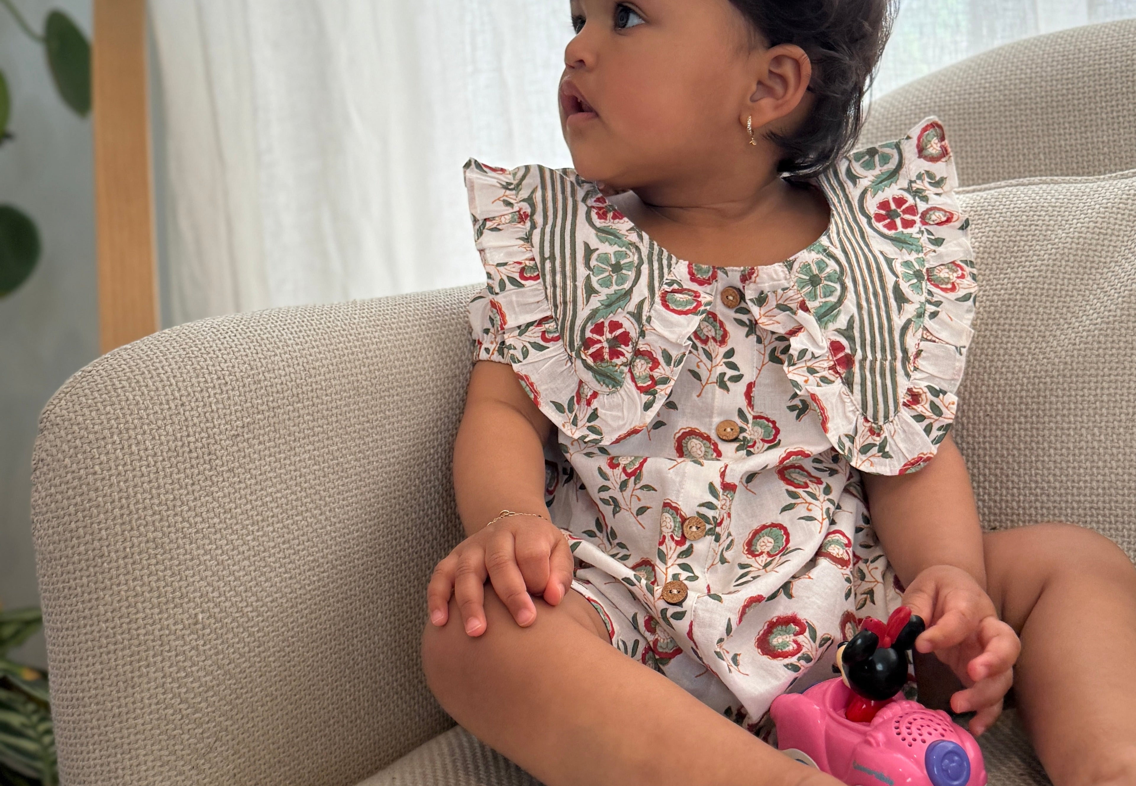 Kyra Dress - White Floral